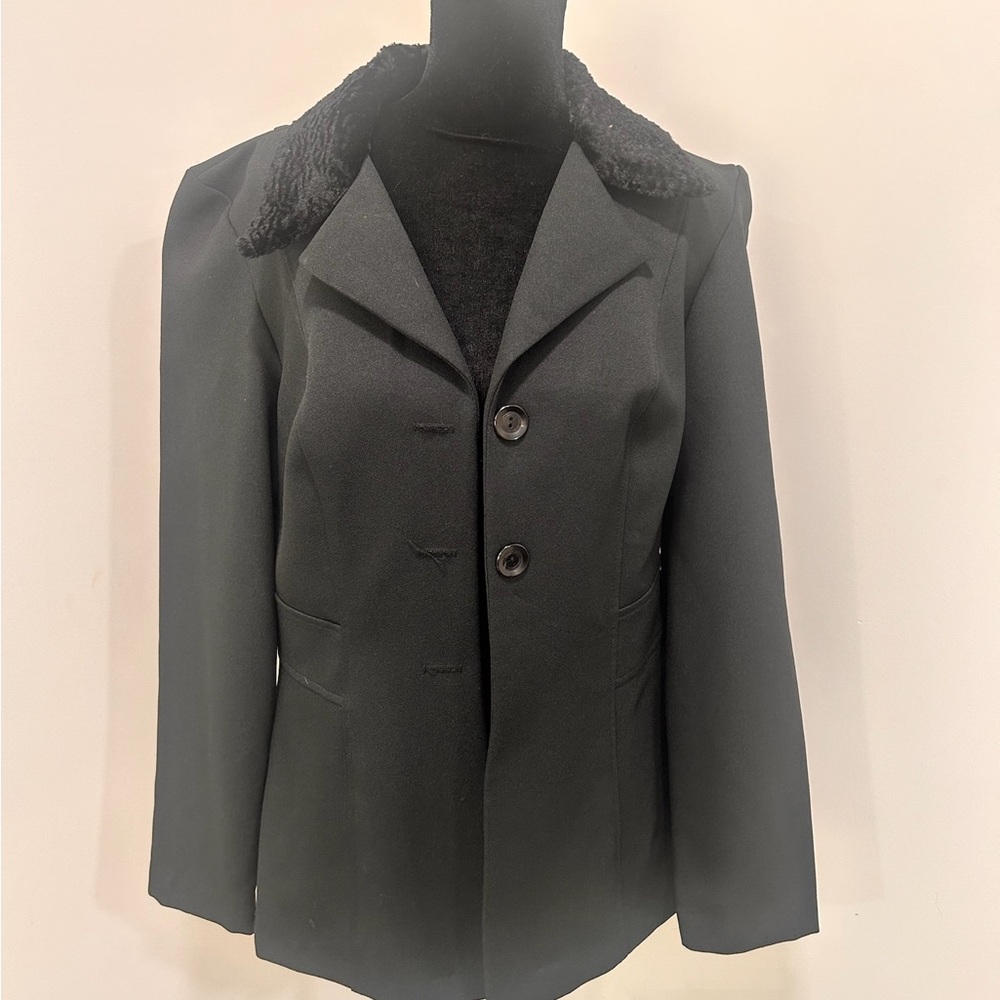 Vintage 90s black blazer sz 11